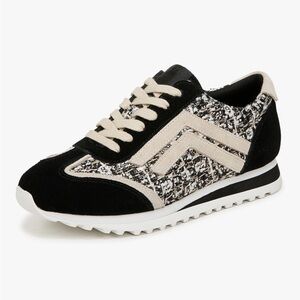 Franco Sarto Womens Matera Lace Up Fashion Sneaker Size 5.5